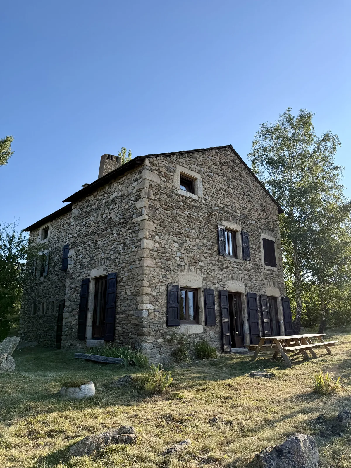 La maison cerdane de Maison Aline, en pierre du pays à Font-Romeu