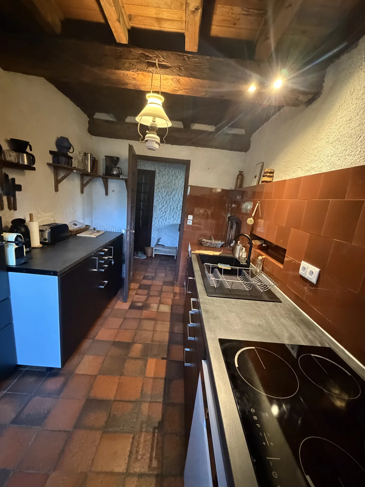 La cuisine de Maison Aline, vue d'ensemble
